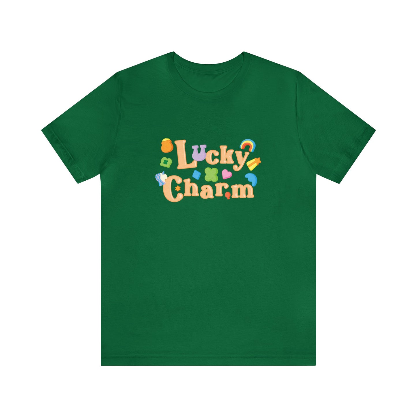 Lucky Charm Graphic Tee, Soft Unisex St. Patrick's Day Shirt, Saint Pattys Day, Holiday, Gift