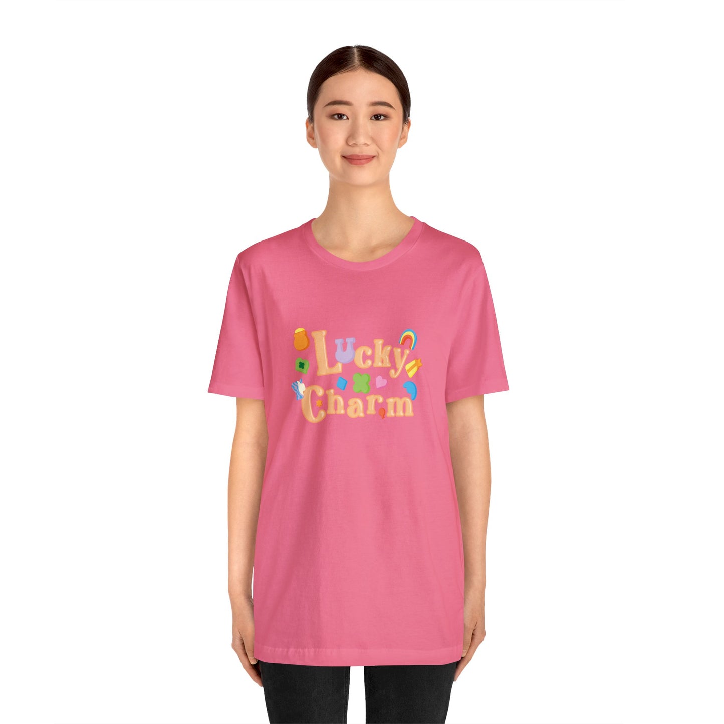 Lucky Charm Graphic Tee, Soft Unisex St. Patrick's Day Shirt, Saint Pattys Day, Holiday, Gift