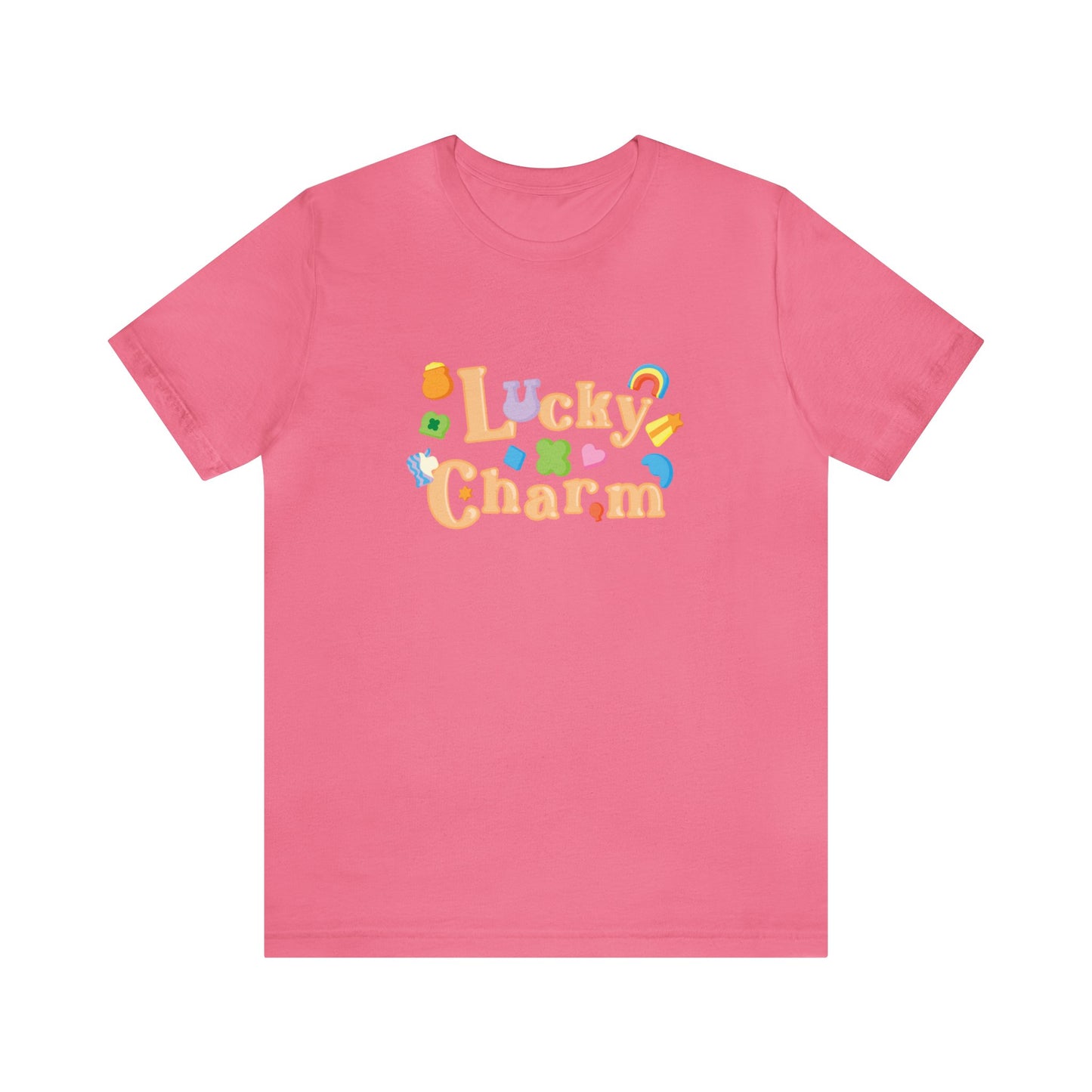 Lucky Charm Graphic Tee, Soft Unisex St. Patrick's Day Shirt, Saint Pattys Day, Holiday, Gift