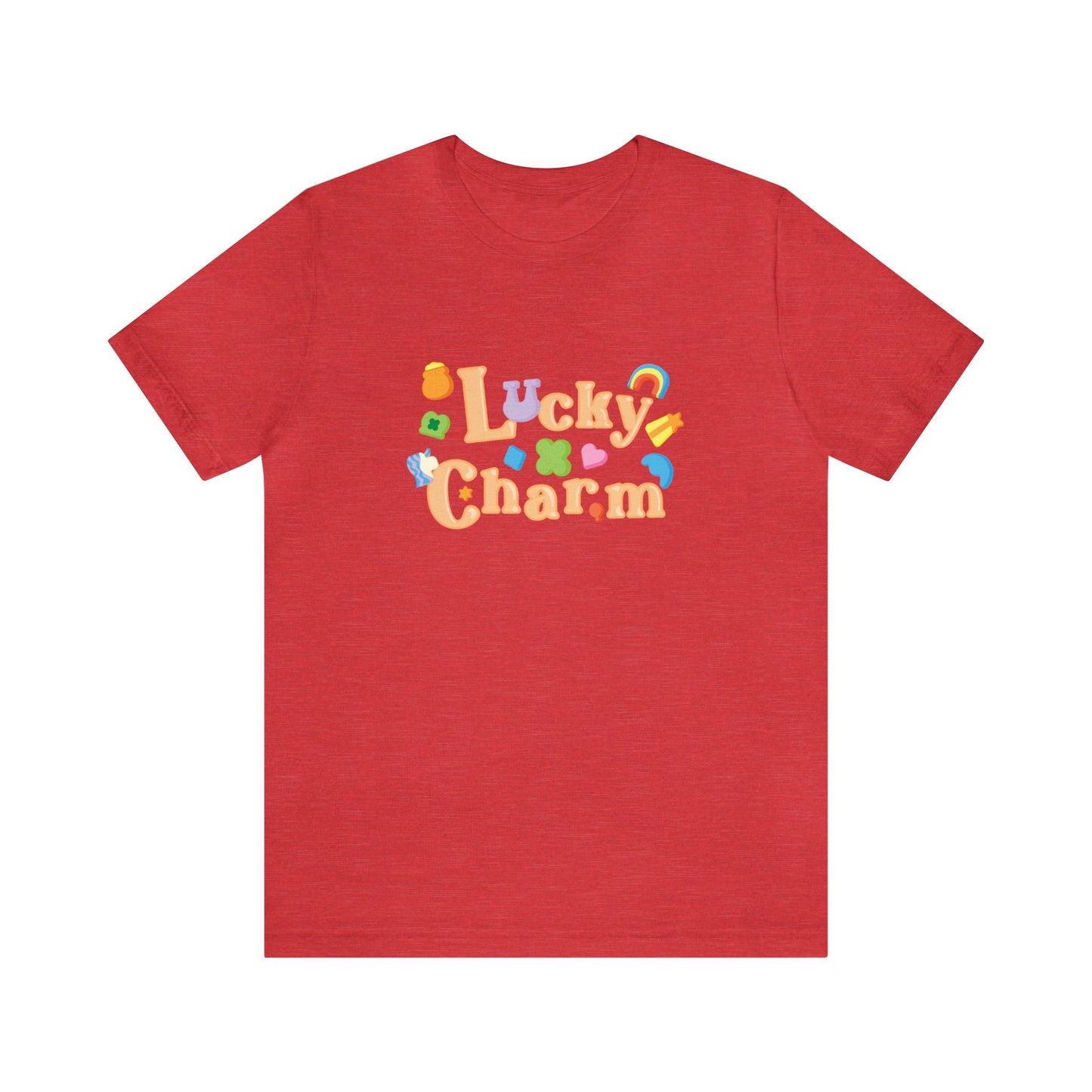 Lucky Charm Graphic Tee, Soft Unisex St. Patrick's Day Shirt, Saint Pattys Day, Holiday, Gift