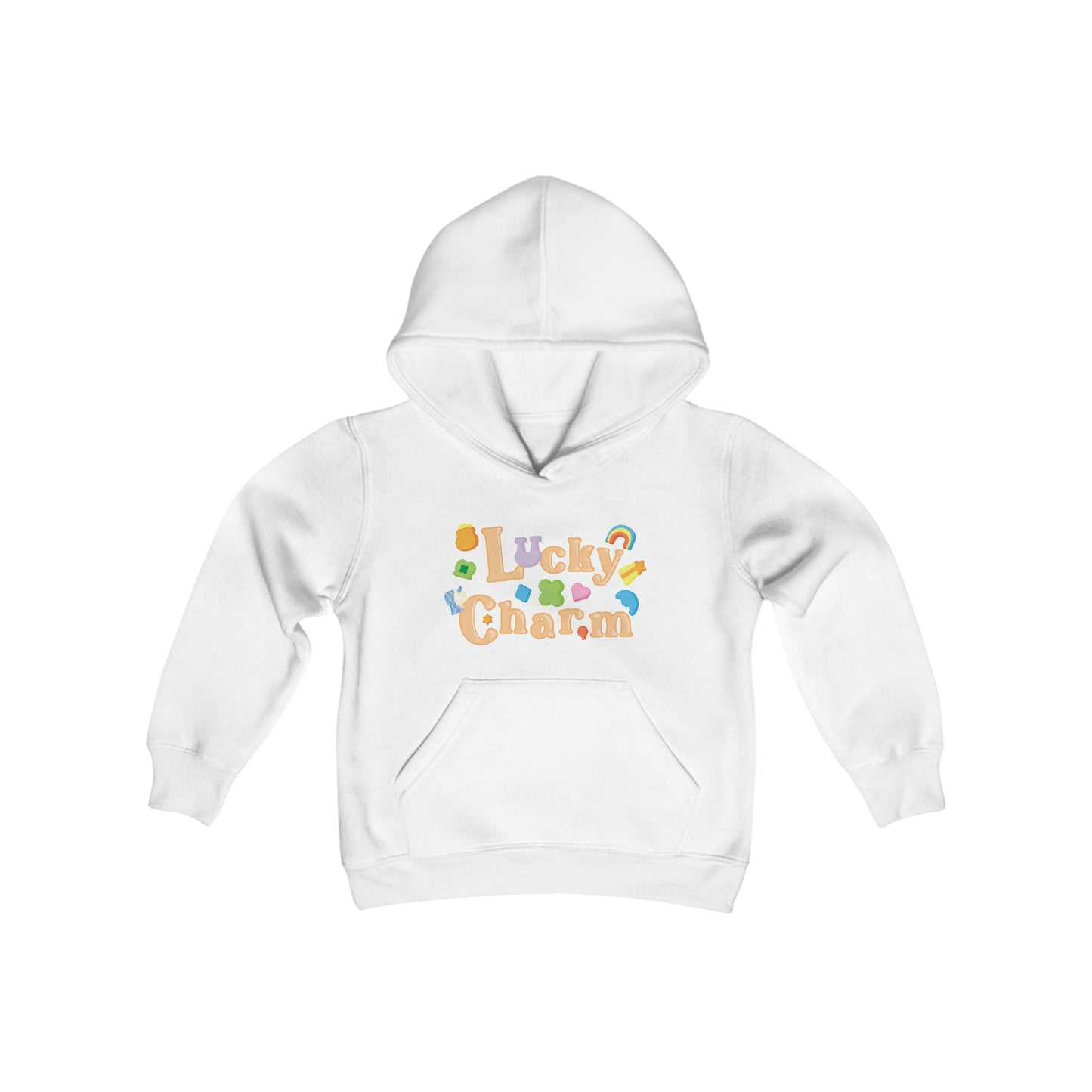 Youth Size Lucky Charm hoodie, Graphic Tee, St. Patricks Day Sweatshirt