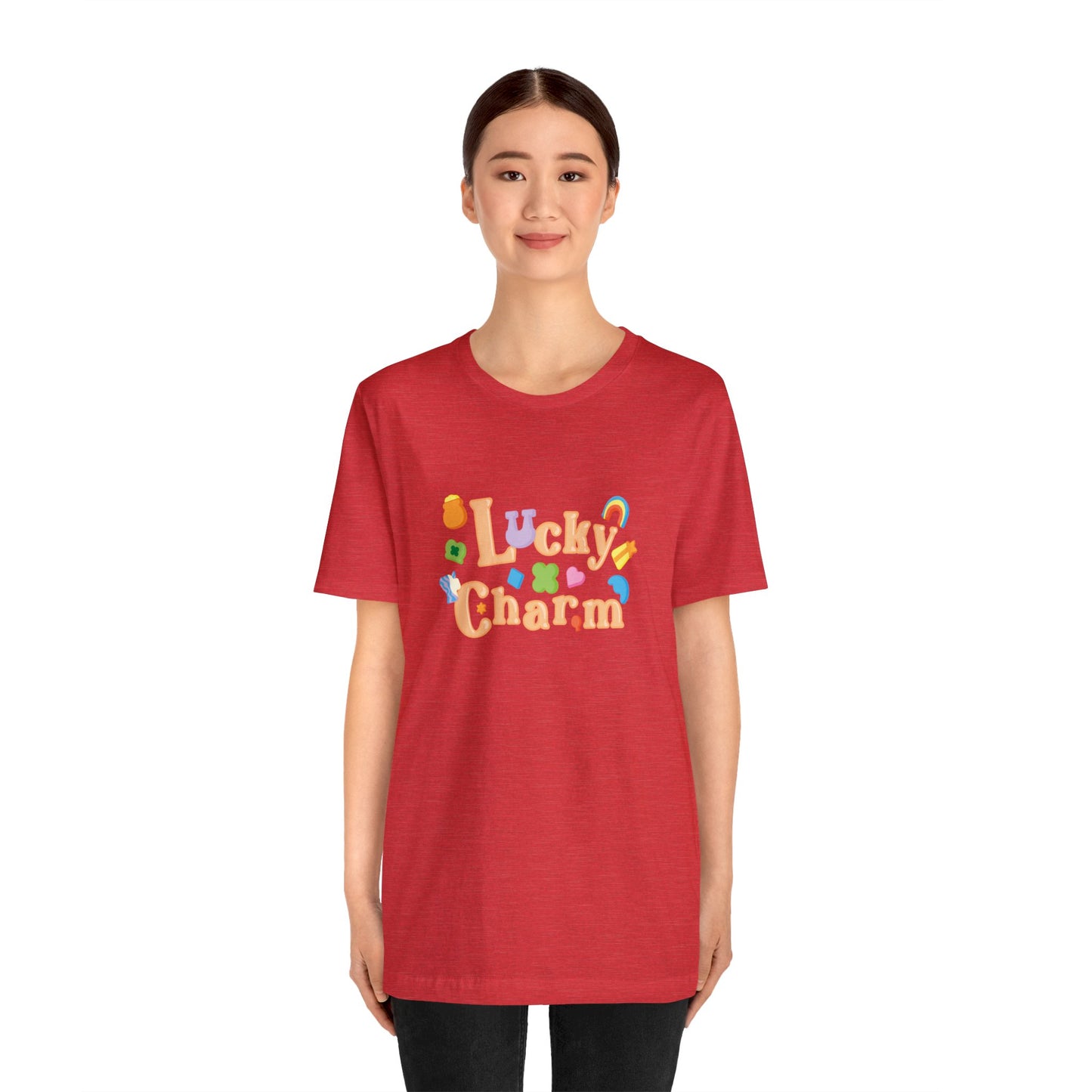 Lucky Charm Graphic Tee, Soft Unisex St. Patrick's Day Shirt, Saint Pattys Day, Holiday, Gift